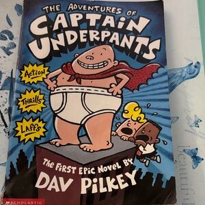 Scholastic's Captain Underpants in Blue and Red
